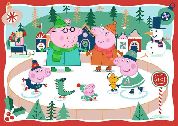 Ravensburger casse-tête Casse-tête 24 Plancher Peppa Pig Christmas 4005555041863