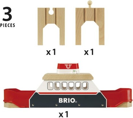 Brio Train Brio Train en bois Navire de transfert son et lumières 33569 7312350335699