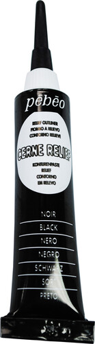 pébéo Peinture vitrail cerne relief noir 20ml 3167863900001