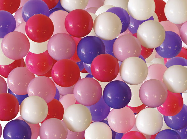 LUDI LUDI - Balles de plastique roses (75) avec sac refermable, pour piscine à balles 3550839927933
