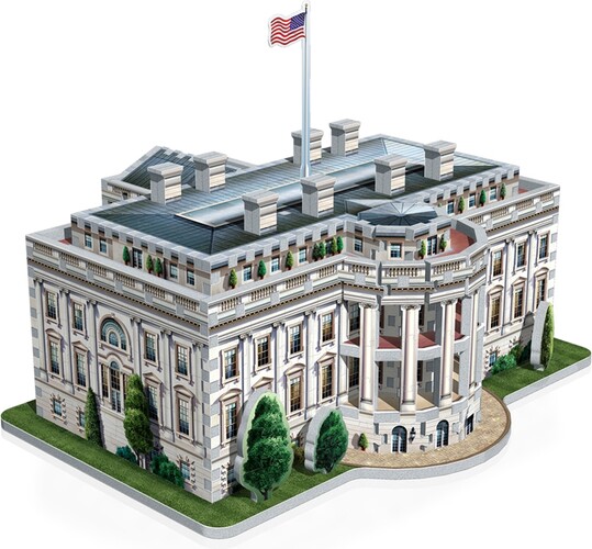 Wrebbit Casse-tête 3D La Maison-Blanche, Washington, district de Columbia, États-Unis (490pcs) 665541010071