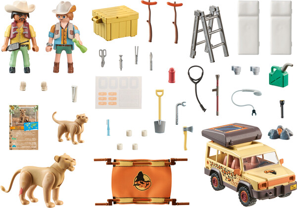 Playmobil Playmobil 71293 Wiltopia - Vehicule tout-terrain avec lions 4008789712936