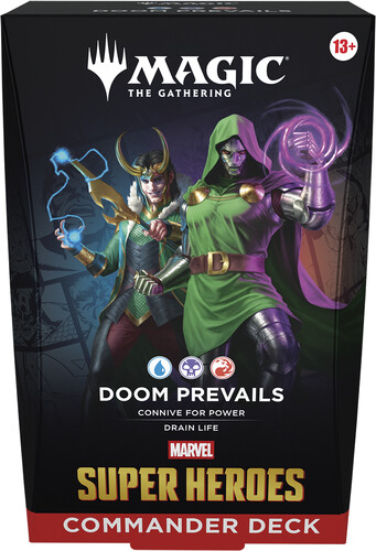 Wizards of the Coast MTG Marvel super heroes - commander deck Doom Prevails MTG