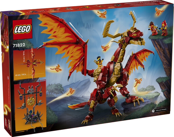 LEGO LEGO 71822 Le dragon source du mouvement 673419389884