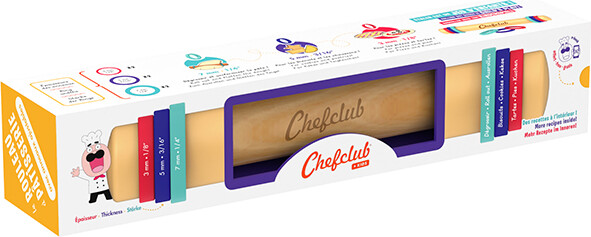 Chefclub Chefclub - Rouleau pâtisserie et anneaux 3760312840301