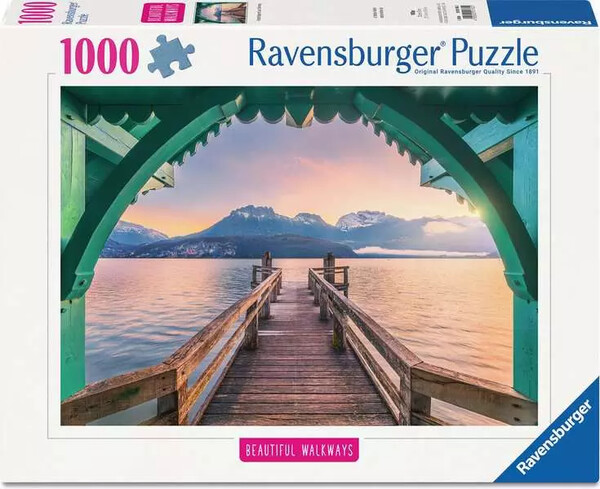 Ravensburger casse-tête Casse-tête 1000 Passerelle lac Annecy 4005555017622
