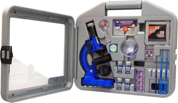 Microscope de luxe 900x avec accessoires et mallette 51 pièces (fr) 629270900003