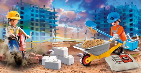 Playmobil Playmobil 70528 Mallette Ouvriers et travaux (janvier 2021) 4008789705280