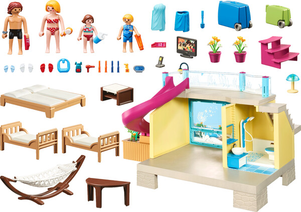 Playmobil Playmobil 70435 Bungalow avec piscine (juin 2021) 4008789704351