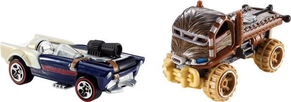 Hot Wheels Hot Wheels Voitures Star Wars Han Solo et Chewbacca 887961130157