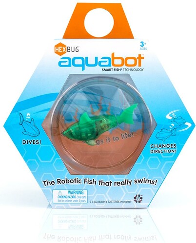 HEXBUG HEXBUG aquabot (poisson) avec bocal couleurs variées 807648029147