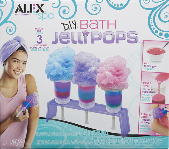 Alex Toys Créer 3 bulles de savon de bain (DIY Bath Jelli Pops) 731346006431