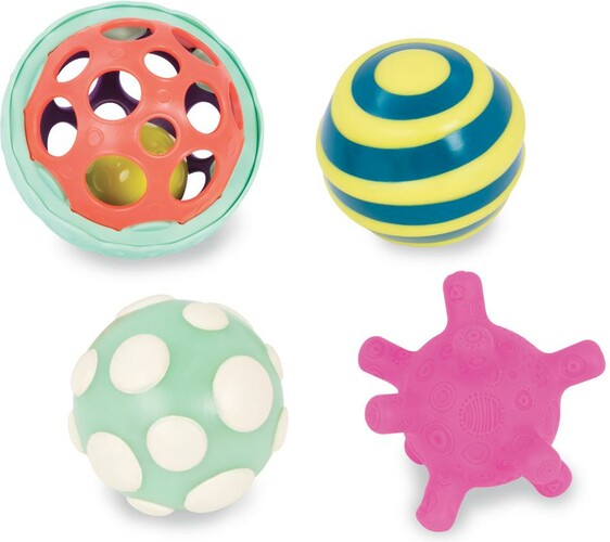 B. Brand B. Baby - 4 Balles "Ball-a-baloos" 062243329072