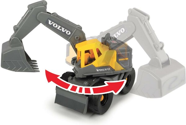 Dickie Toys Mack/Volvo Camion transporteur de machinerie lourde Sons et lumières 70 cm 4006333065941