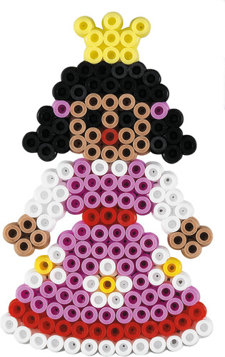 Hama Hama Midi 7000 perles et plaques coeur princesse en pot rouge 2020 028178020200