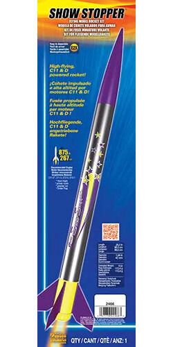 Estes Show stopper rocket kit e2x 047776024663