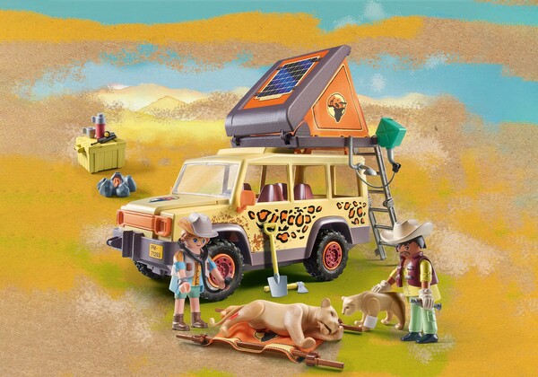 Playmobil Playmobil 71293 Wiltopia - Vehicule tout-terrain avec lions 4008789712936