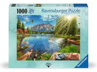Ravensburger Casse-tête 1000 Life at the Lake 4005555008774