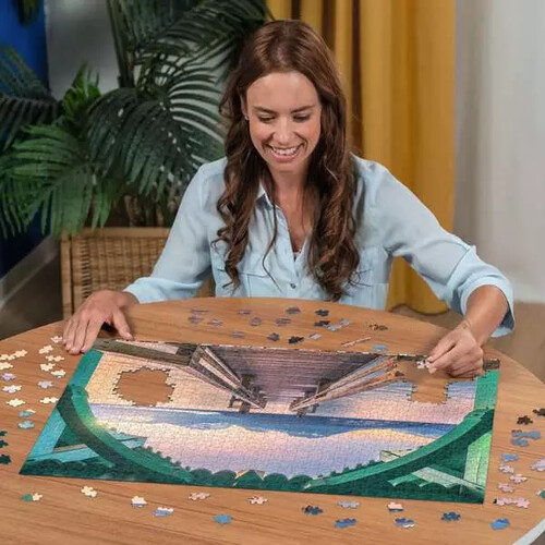 Ravensburger casse-tête Casse-tête 1000 Passerelle lac Annecy 4005555017622