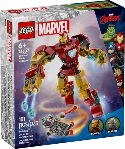 LEGO LEGO 76307 Le robot d’Iron Man contre Ultron 673419406277