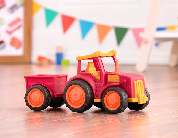 Battat battat - wonder wheels tracteur et remorqueprochain arrivage: octobre 2025 062243346680