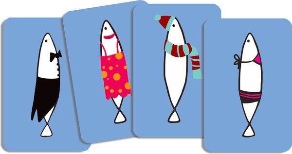 Djeco Sardines (fr/en) jeu d'observation et de mémoire 3070900051614