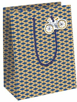 Lamarche Importation Sac cadeau Kraft Vélo moyen 21,5 x 10,2 x 25,3 cm 5033601012702