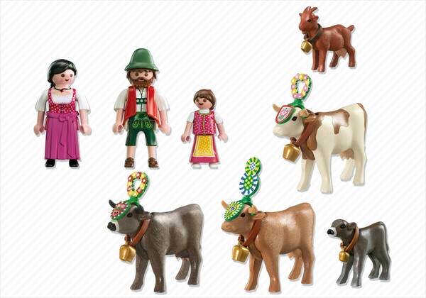 Playmobil Playmobil 5425 Famille et vaches des montagnes (juin 2014) 4008789054258