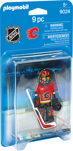 Playmobil Playmobil 9024 LNH Gardien de but de hockey Flames de Calgary (NHL) (avril 2016) 4008789090249