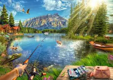 Ravensburger Casse-tête 1000 Life at the Lake 4005555008774
