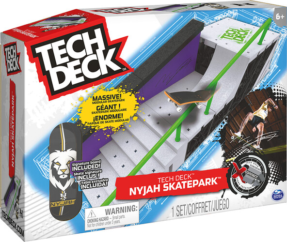 Tech Deck Tech Deck Nyjah Huston Skatepark 778988332221