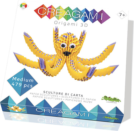 CreativaMente Creagami Pieuvre 479 pcs Origami 3D 8032591788229