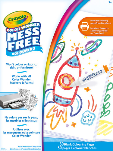 Crayola Color wonder Page vide 50 pages 063652396105