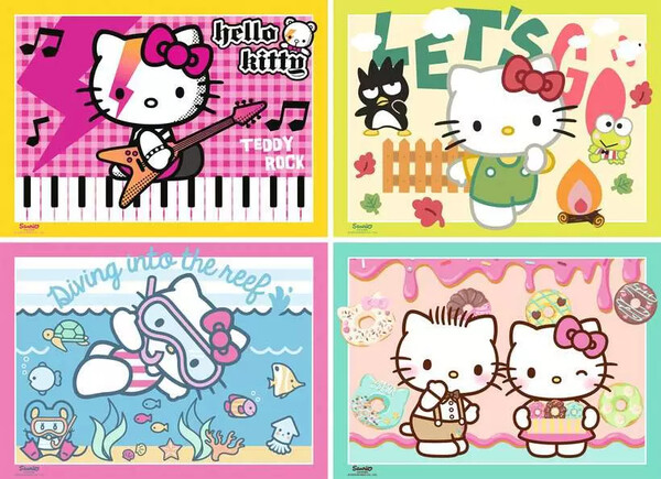 Ravensburger casse-tête Casse-tête 100x4 XXL Hello Kitty Bumper Pack 4005555041597