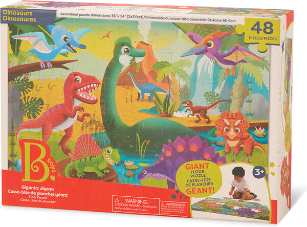 B. Brand Casse-tête Plancher 48 Dinosaures 062243467439