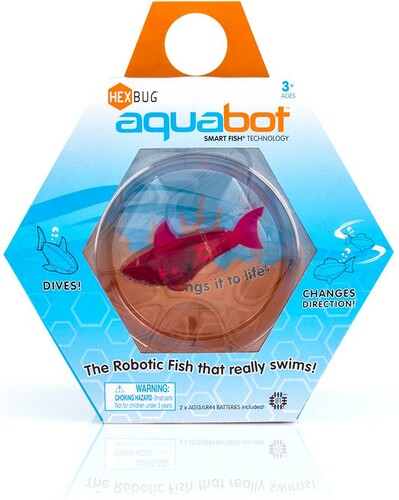 HEXBUG HEXBUG aquabot (poisson) avec bocal couleurs variées 807648029147