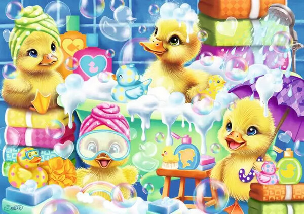 Ravensburger casse-tête Casse-tête 35 Scrub a Dub Duckies 4005555042990