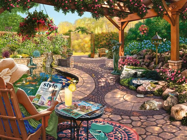 Ravensburger Casse-tête 750 Large Jardin accueillant 4005556169412