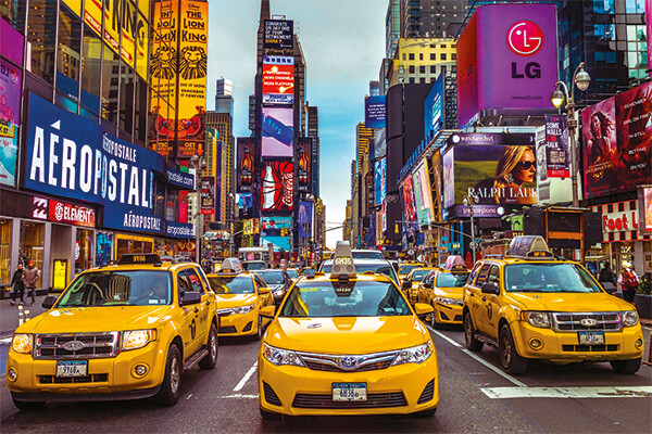 Jumbo Casse-tête 1500 New York Taxi, États-Unis 8710126185278