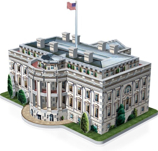 Wrebbit Casse-tête 3D La Maison-Blanche, Washington, district de Columbia, États-Unis (490pcs) 665541010071