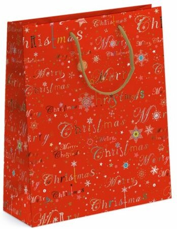 Sac cadeau Merry Christmas (13″ x 10.2″ x 5.3″) 5056053231606