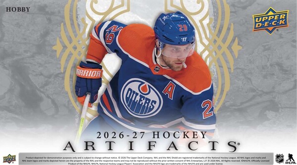 Upper Deck Upper Deck Artifacts Hockey 26/27 Hobby Booster Box (4/8/20) 053334305884