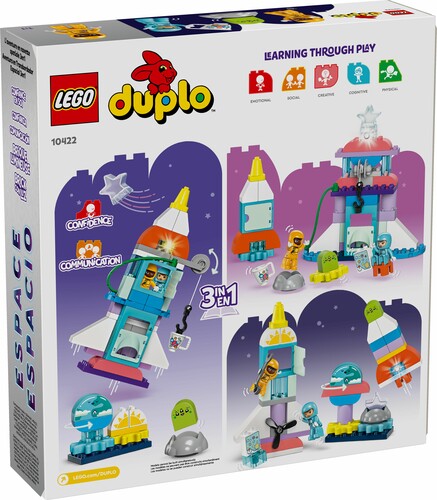LEGO LEGO 10422 L'aventure en navette spatiale 3-en-1 673419388955