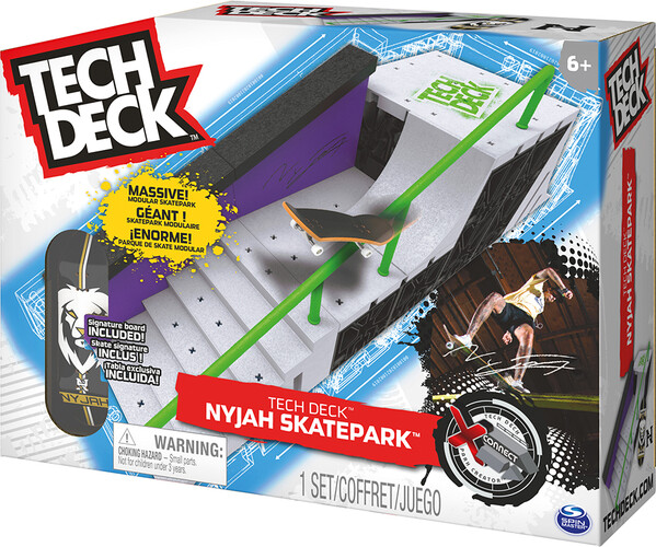 Tech Deck Tech Deck Nyjah Huston Skatepark 778988332221