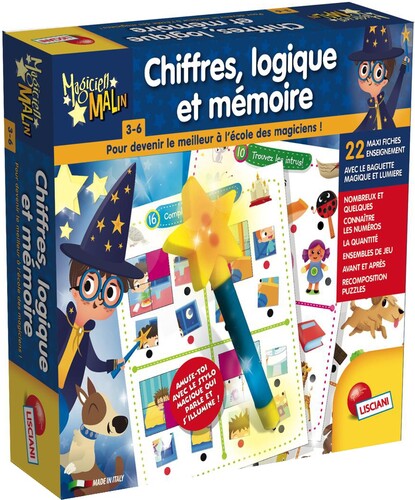 Lisciani Giochi Magicien Malin Chiffres logique et mémoire (fr) 8008324061099