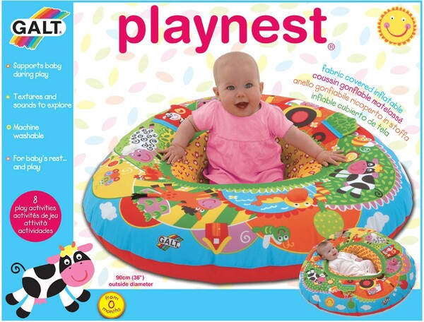 Galt Toys Playnest coussin gonflable matelassé d'activités de la ferme (beigne/tube) 5011979558046