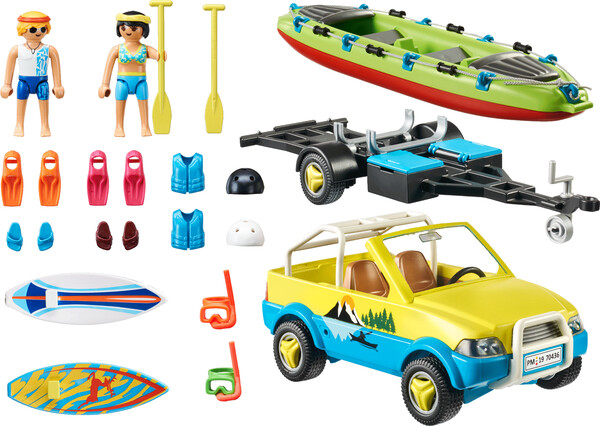 Playmobil Playmobil 70436 Voiture avec canoe (juin 2021) 4008789704368