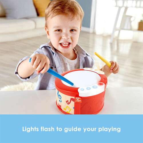 Hape Mon tambour lumineux interactif 6943478031128
