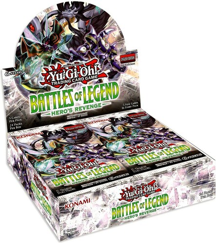 Konami Yugioh Battles of Legend Hero's Revenge Booster Box 083717844518