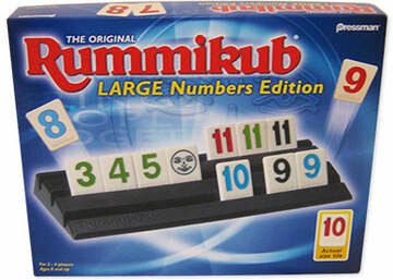 Pressman Toy Corporation Rummikub gros chiffres 021853004069